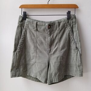 Faherty Surplus Shorts Olive Green Women's 26